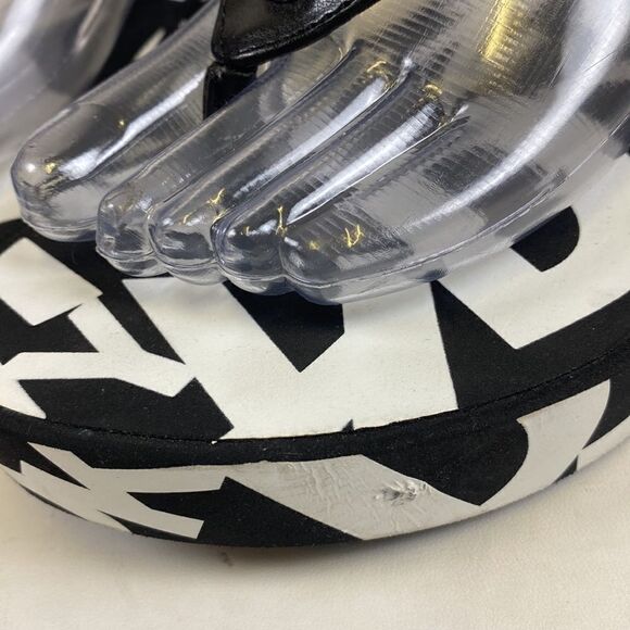 DKNY Black Women's Signature Wedge Platform Sandals size 9 A11 - Picture 9 of 9